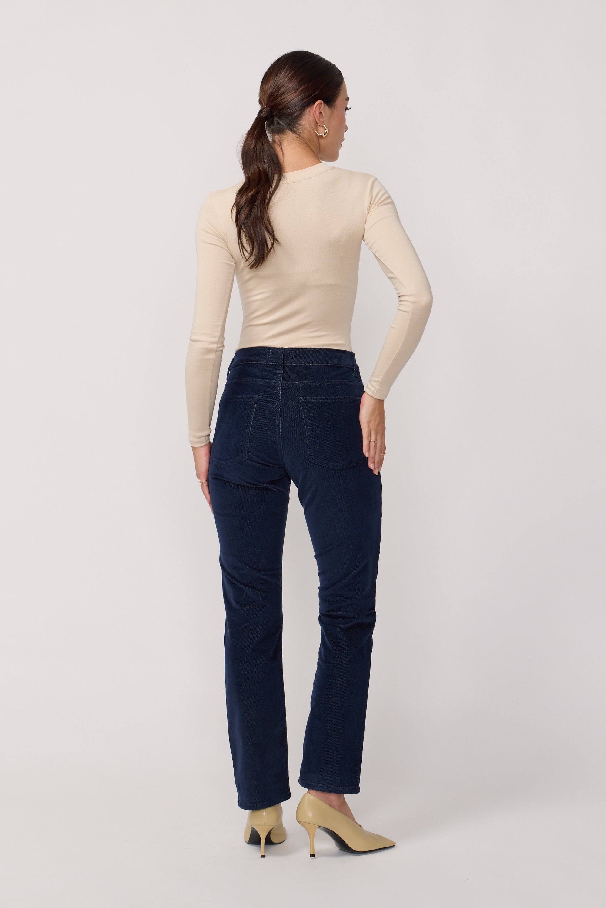 Pantalon Blair en Velours Velvet - Indigo