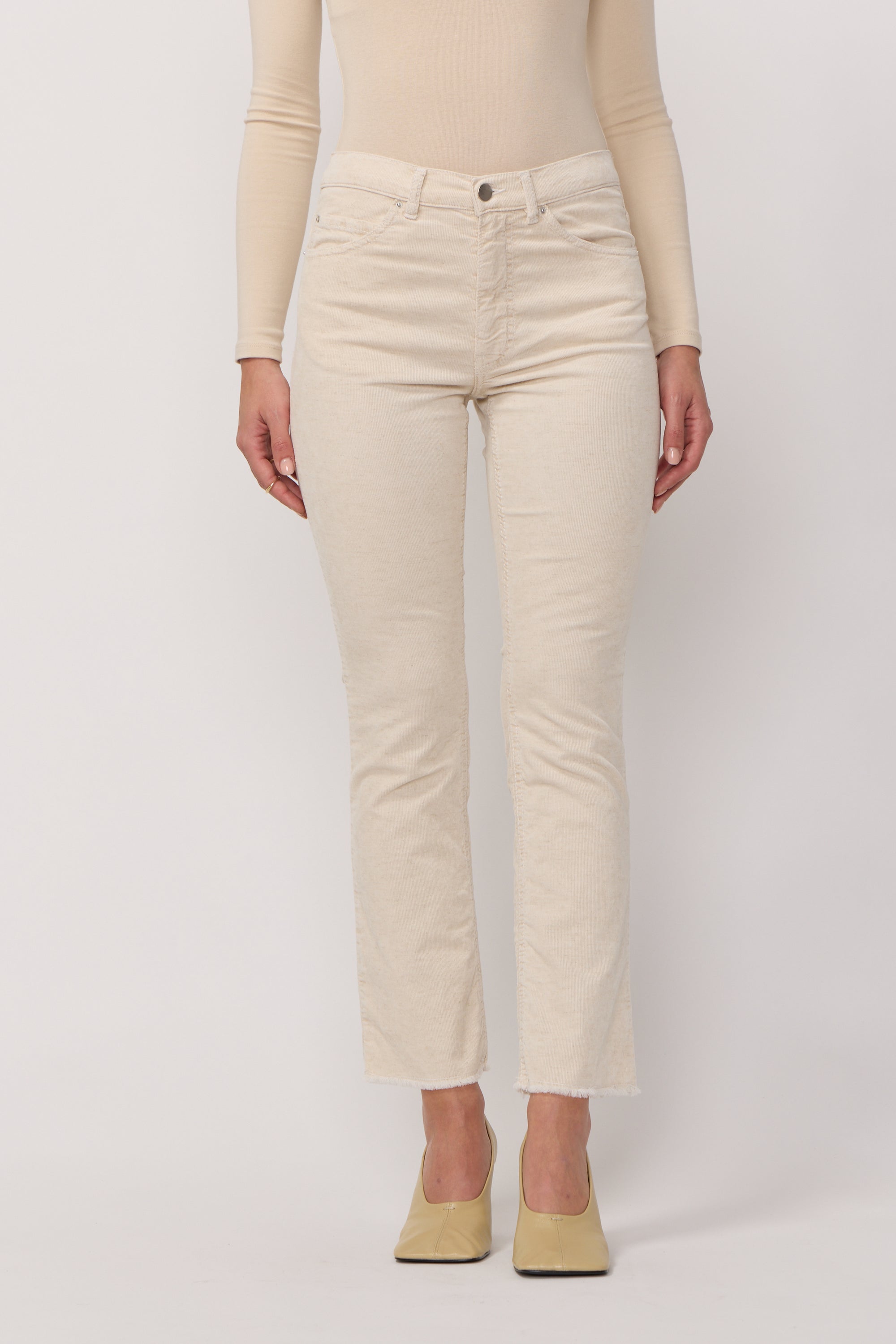 Pantalon Cara en Velours - Natural