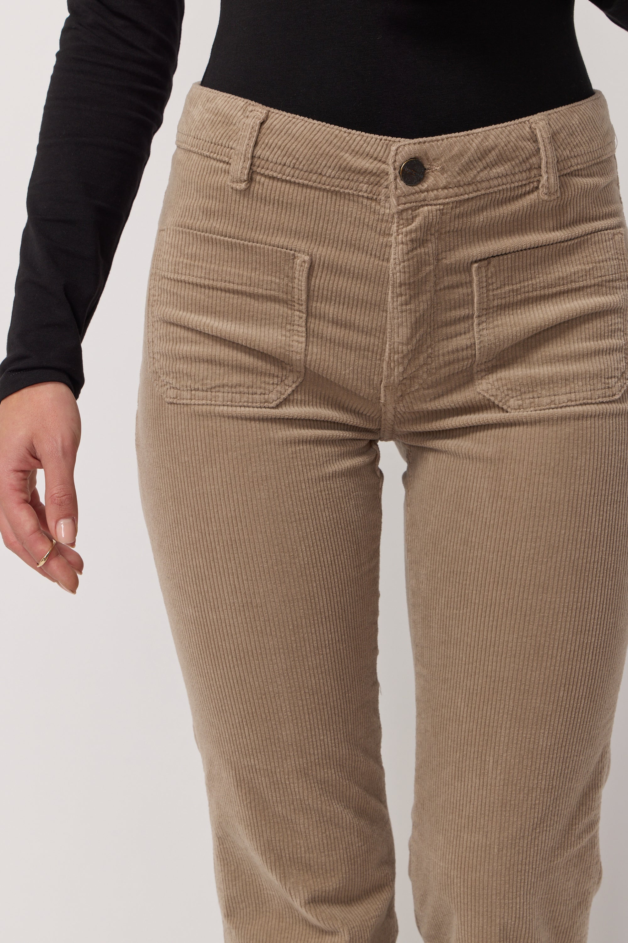 Pantalon Carlotta en Velours - Argile