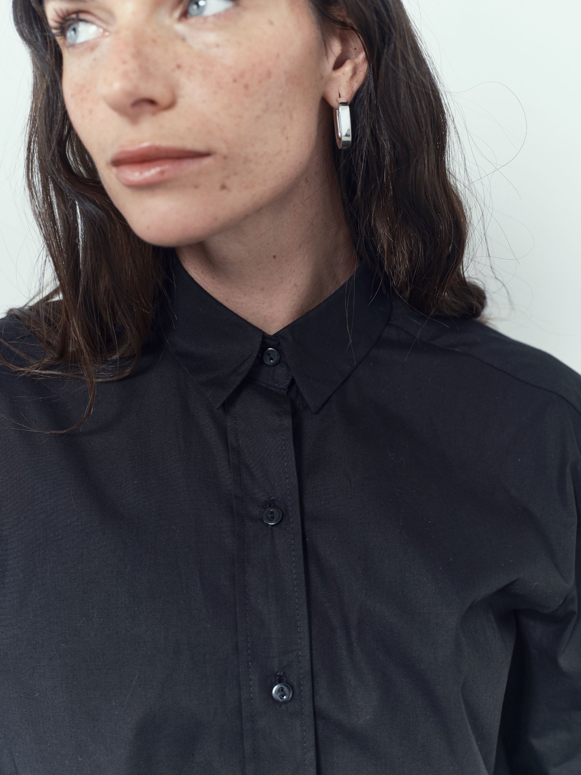 Chemise White Shirt - Black