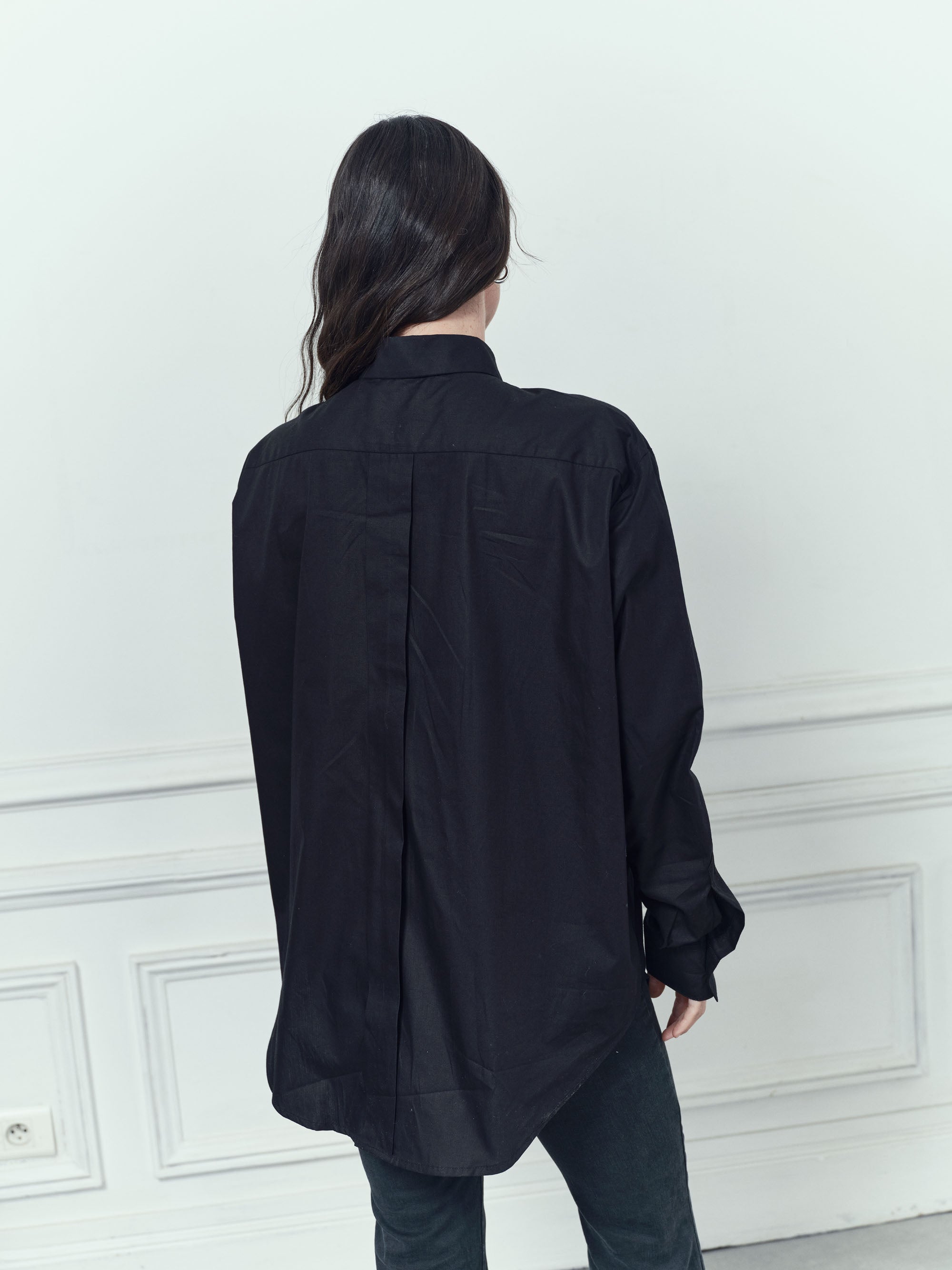 Chemise White Shirt - Black