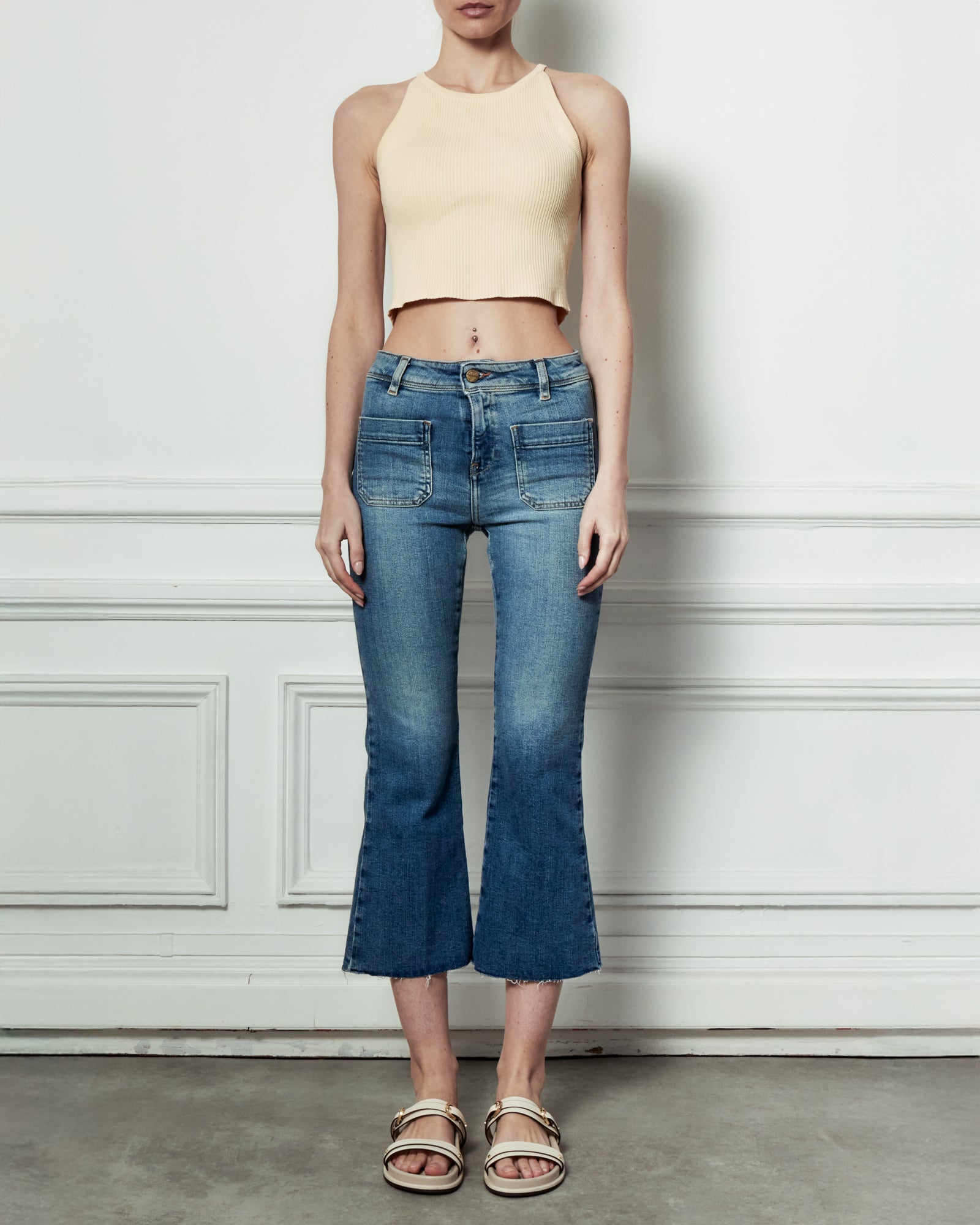 Jean Charlotte Crop - Worn