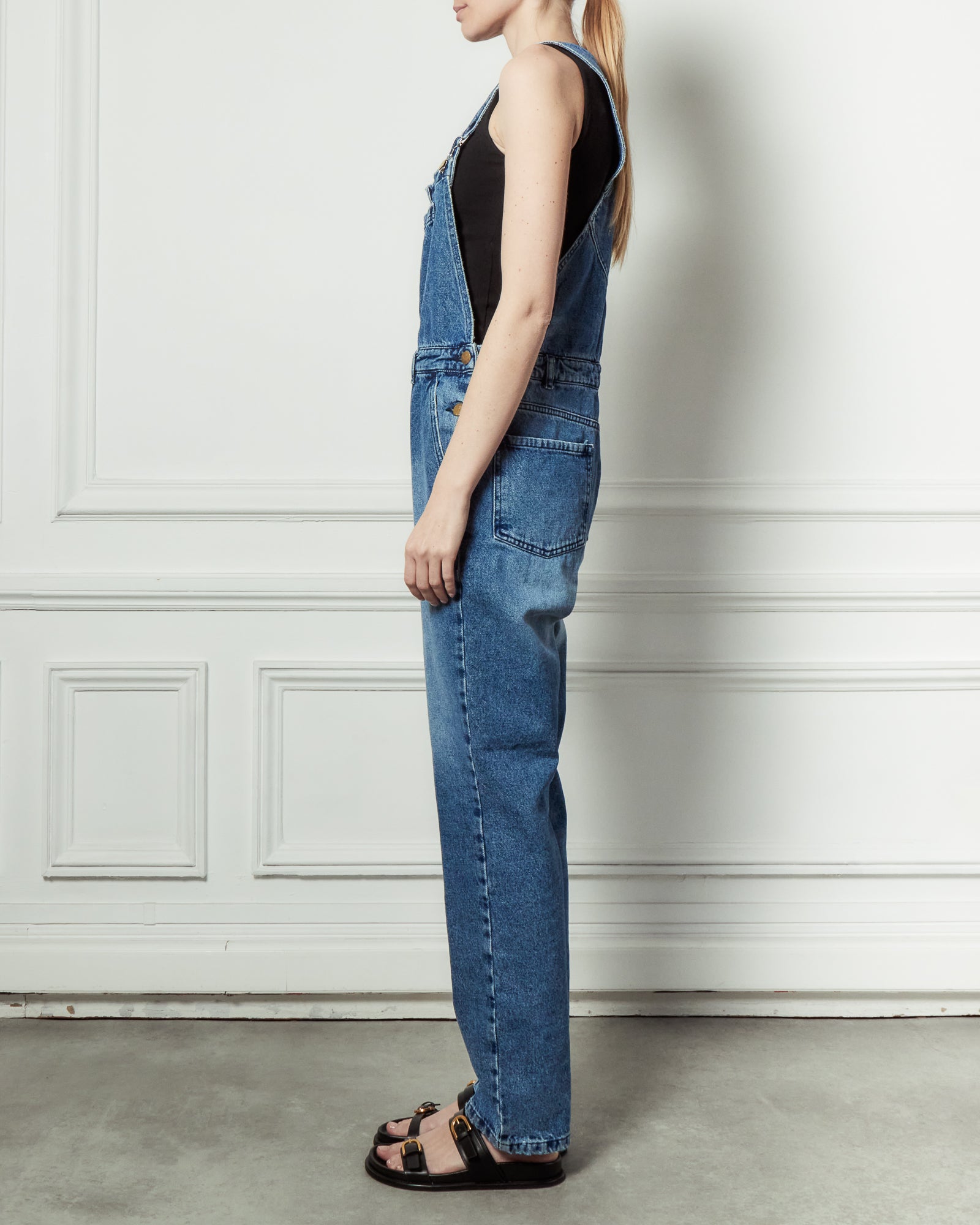 Salopette Kora en Denim - Worn