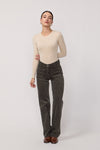 Pantalon Melvil en Velours - Mousse