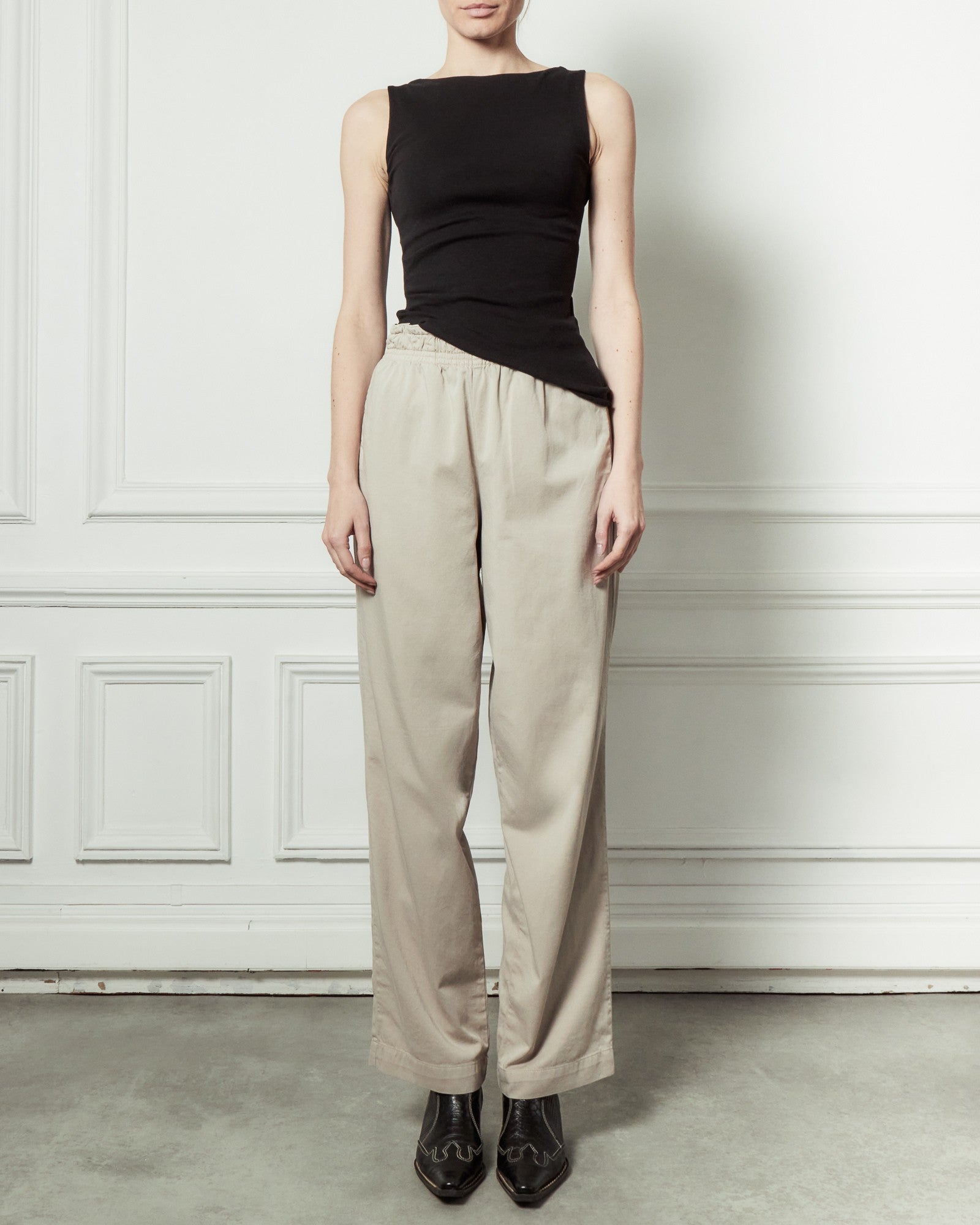 Pantalon Saphir en Gabardine - Beige