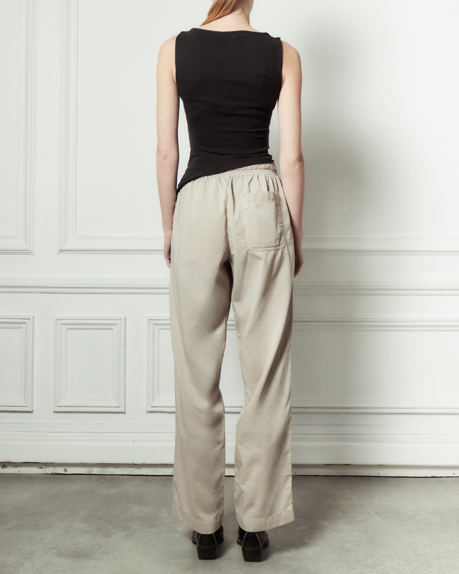 Pantalon Saphir en Gabardine - Beige