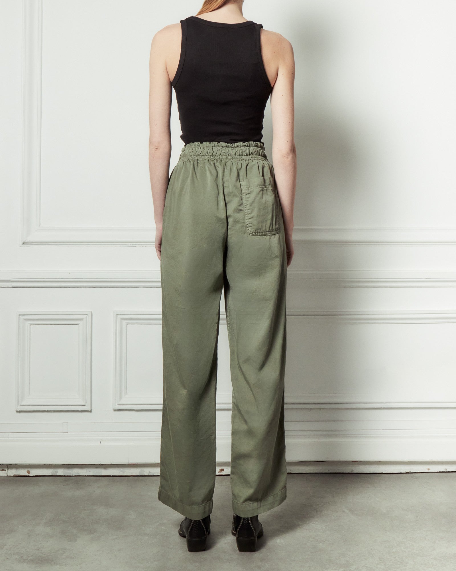 Pantalon Saphir en Gabardine - Light Kaki