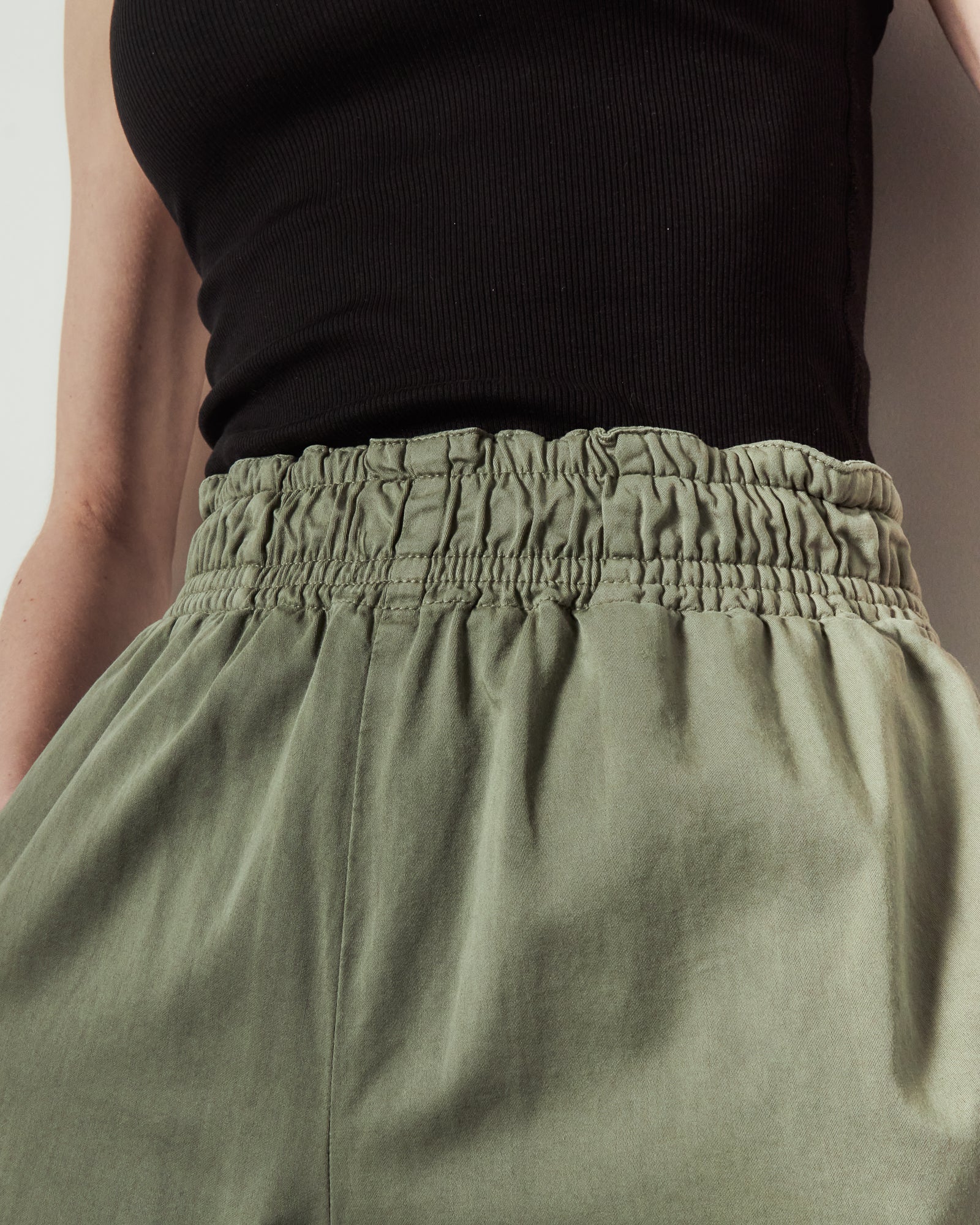 Pantalon Saphir en Gabardine - Light Kaki
